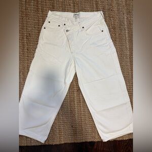 Agolde Off-White Denim Jeans